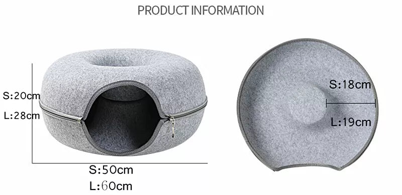 Cat tunnel bed