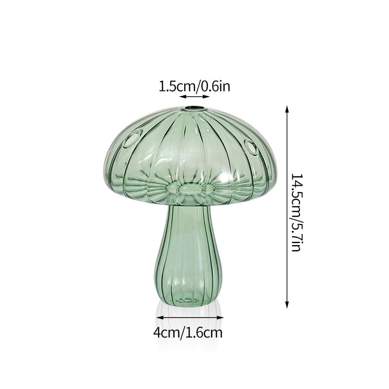 CRYSTAL MUSHROOM JARS