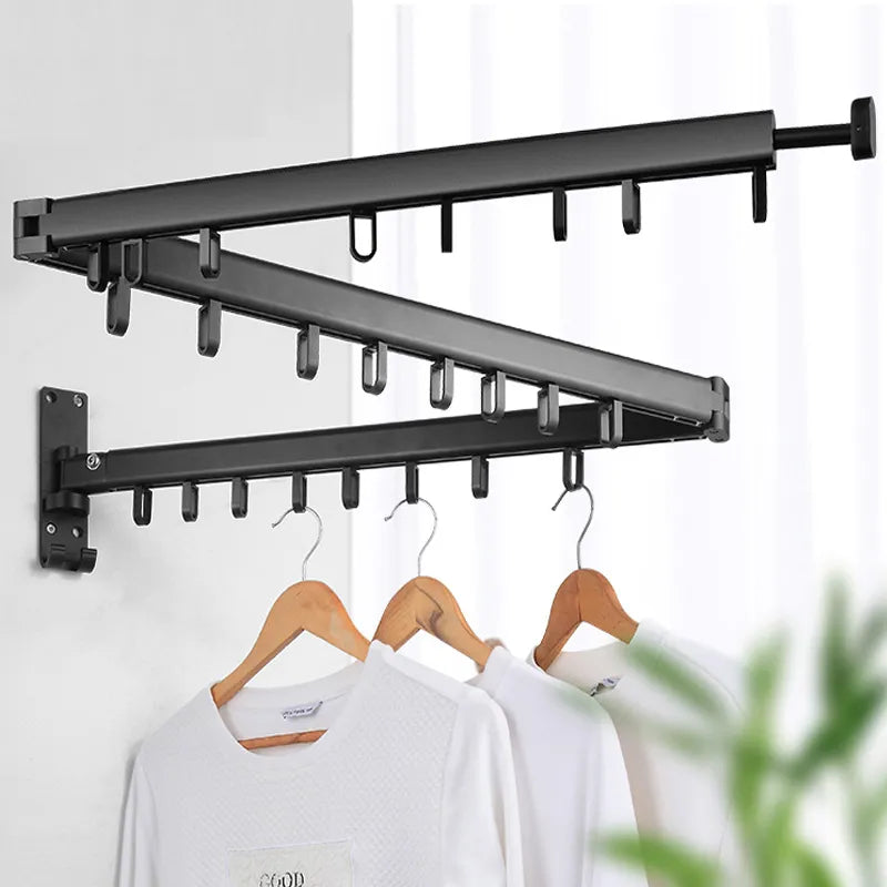 Folding Clothes Hanger Wall Mount