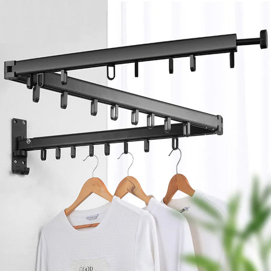 Folding Clothes Hanger Wall Mount