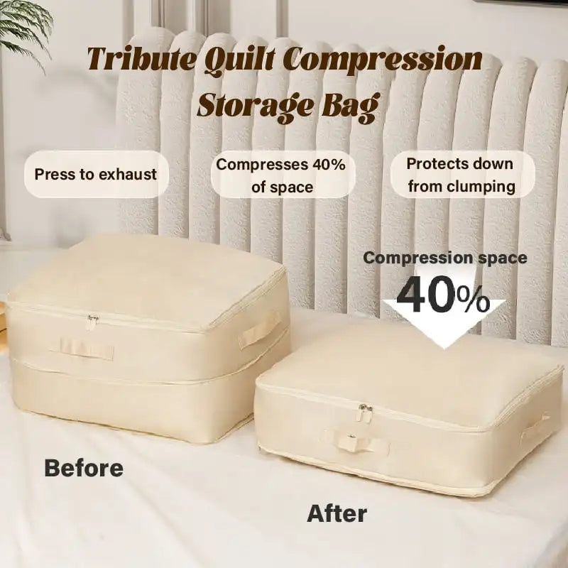 Ultra Space-Saving Self-Compression Organizer