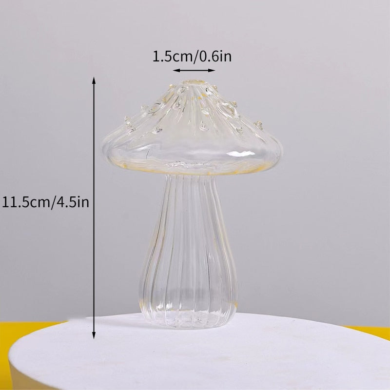 CRYSTAL MUSHROOM JARS