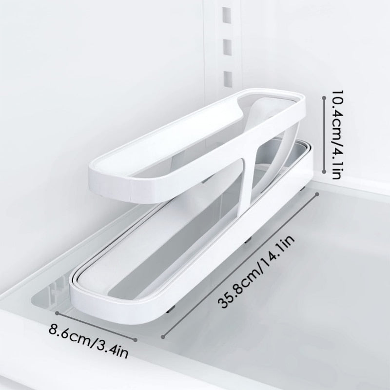 automatic scrolling egg rack