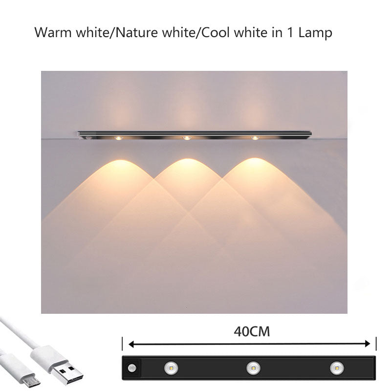 USB LED Night Light Motion Sensor Light