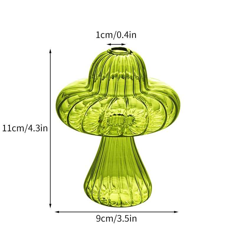 CRYSTAL MUSHROOM JARS