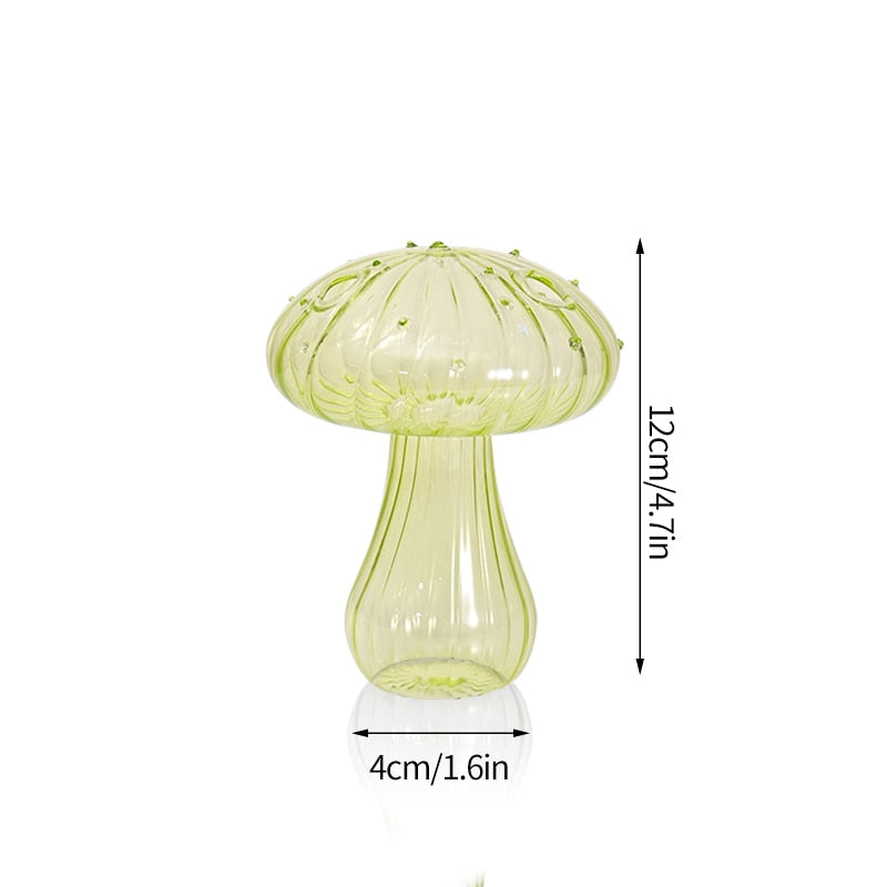 CRYSTAL MUSHROOM JARS