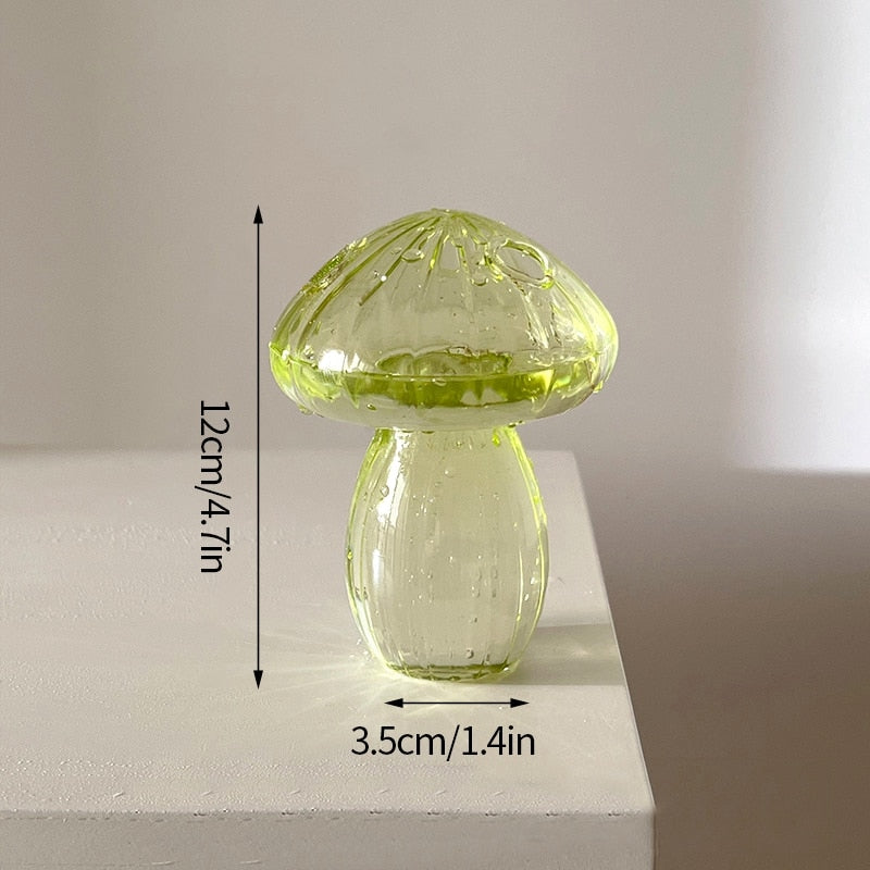 CRYSTAL MUSHROOM JARS