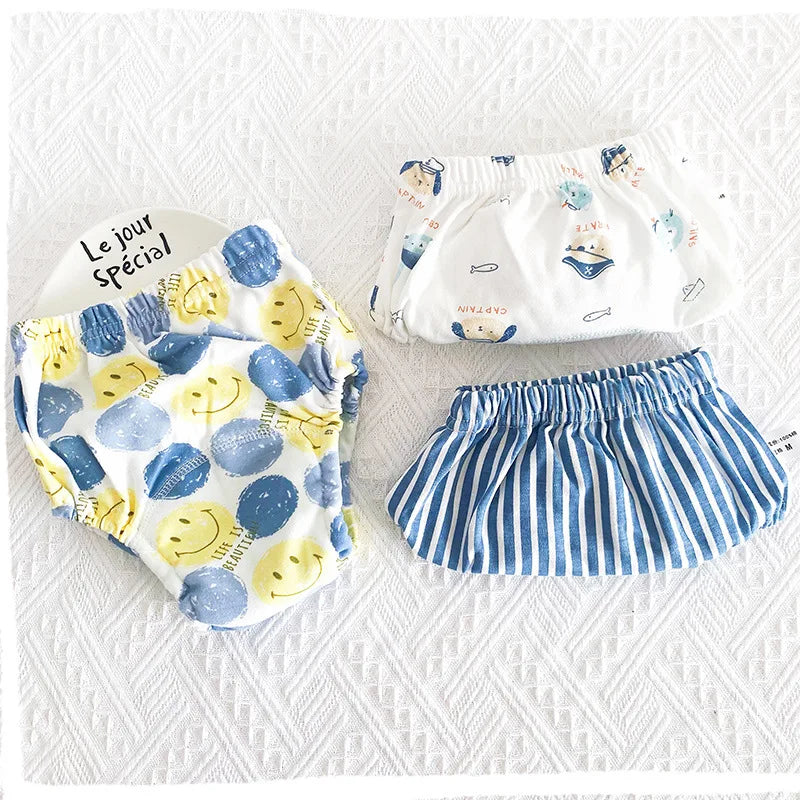 3Pc Reusable Baby Diapers