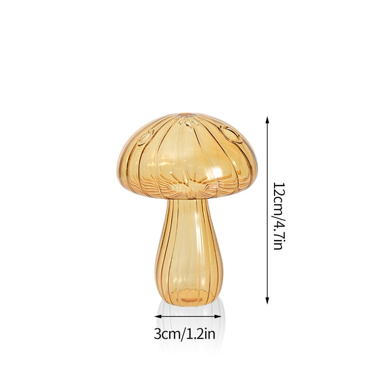 CRYSTAL MUSHROOM JARS