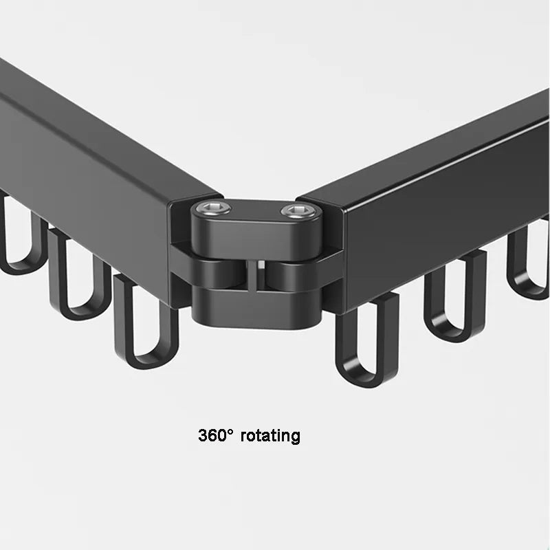 Folding Clothes Hanger Wall Mount