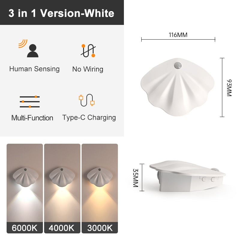 USB LED Night Light Motion Sensor Light