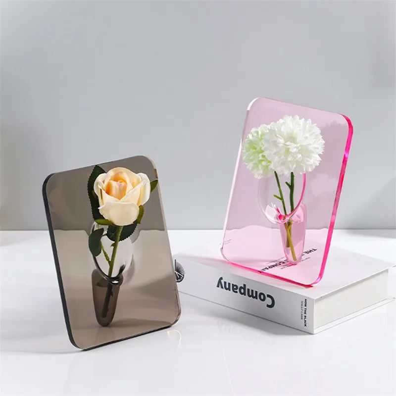 Acrylic Frame Vase