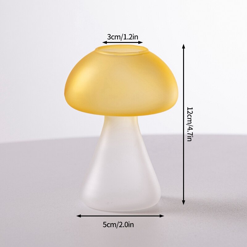 CRYSTAL MUSHROOM JARS
