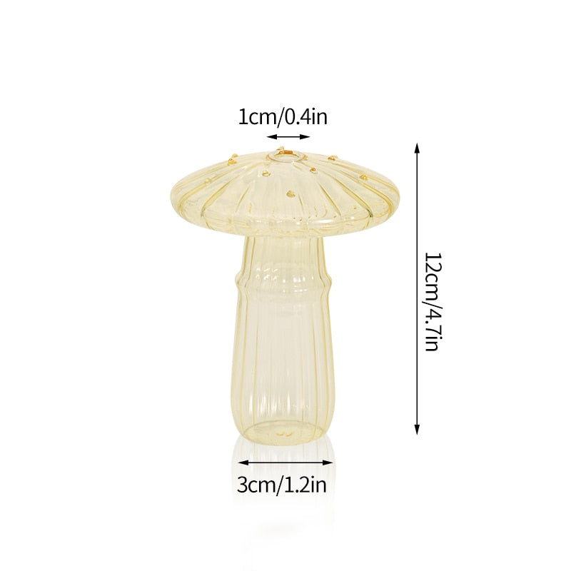 CRYSTAL MUSHROOM JARS