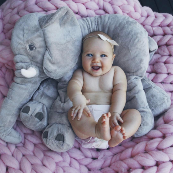 Soft Stuffed Baby Elephant Doll