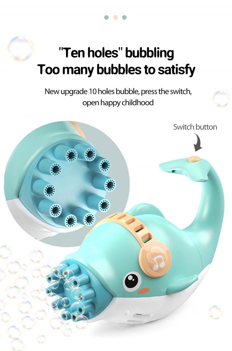 Dolphin Gatling Bubble Machine
