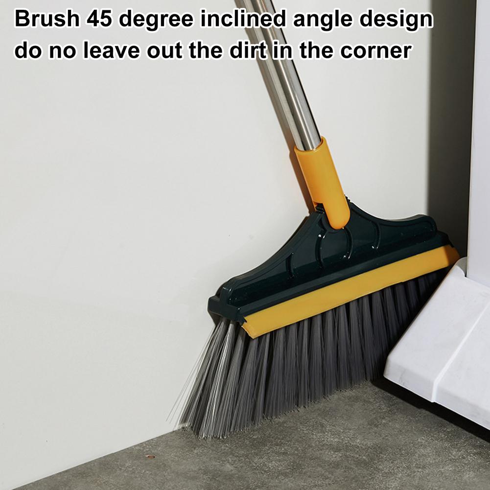 Broom and Garbage Container Set