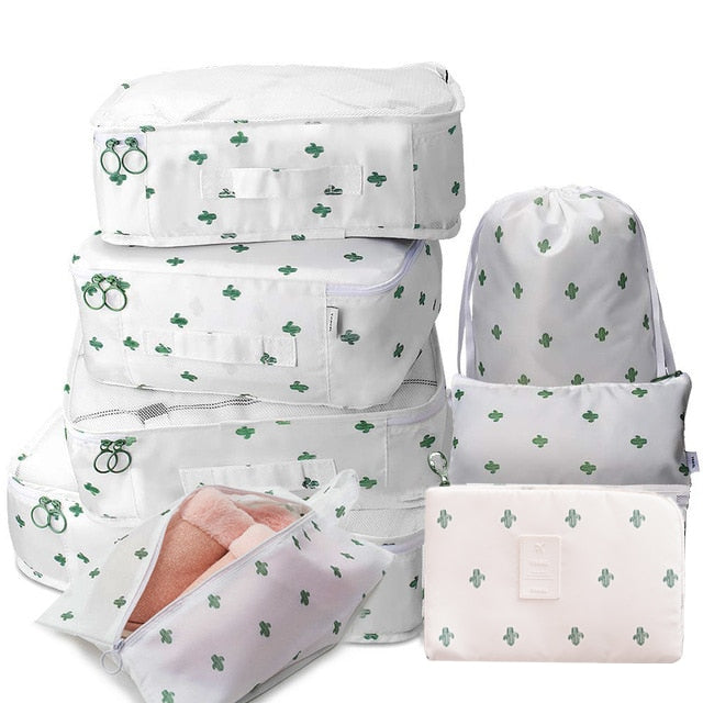 8 Pcs /Set Suitcase Organize Storage Bag