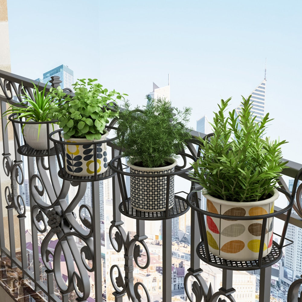 flower- Railing Planter Holder