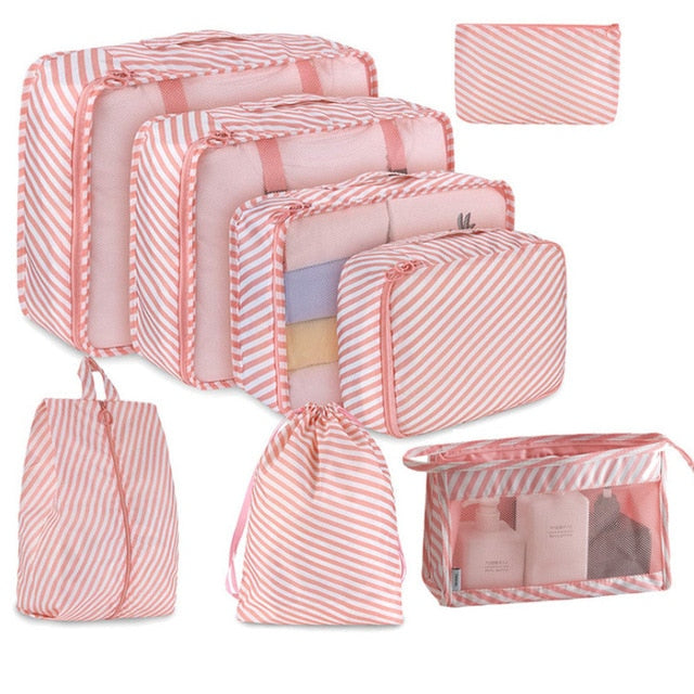 8 Pcs /Set Suitcase Organize Storage Bag
