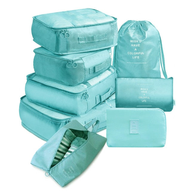 8 Pcs /Set Suitcase Organize Storage Bag