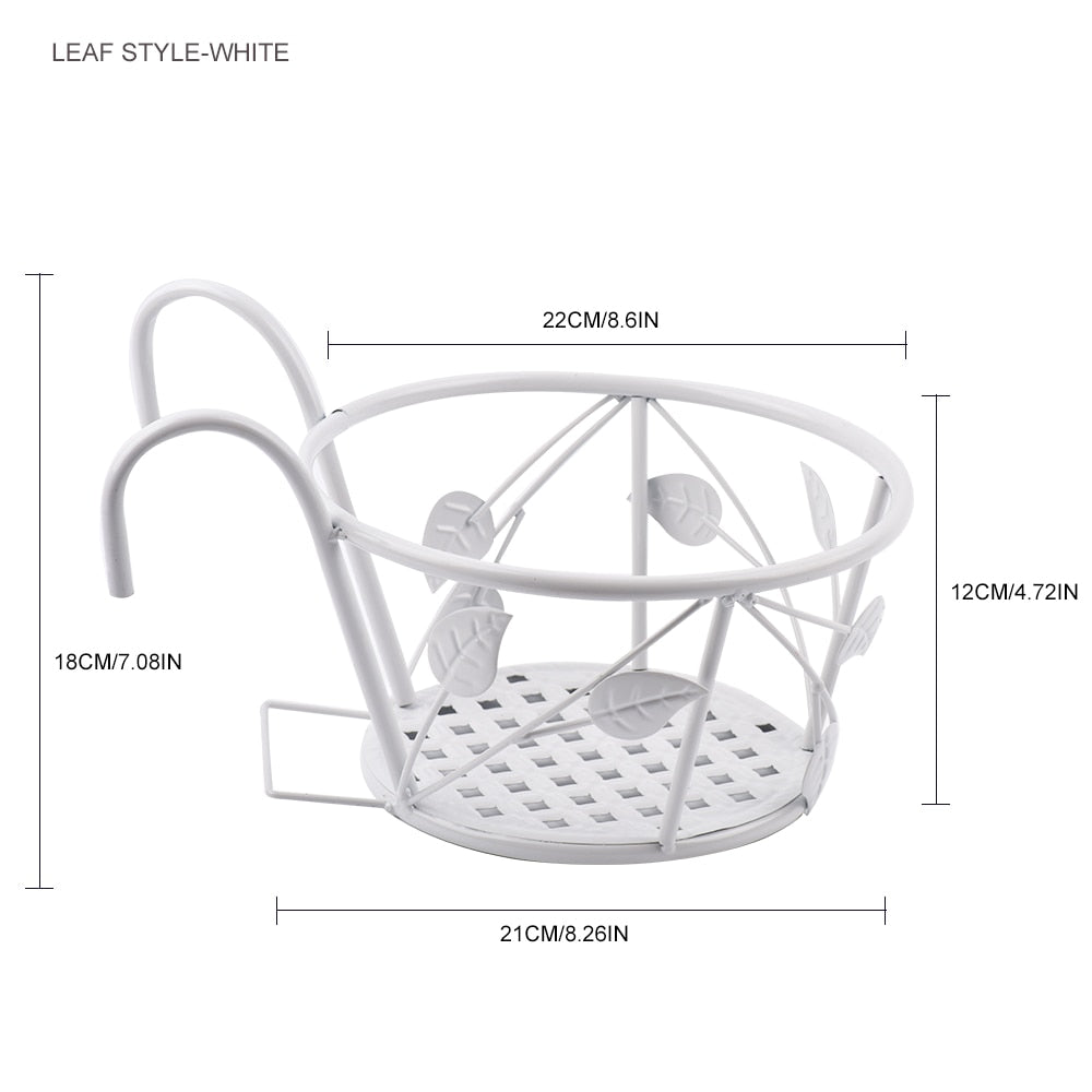 flower- Railing Planter Holder