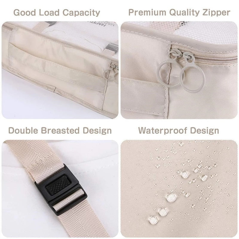 8 Pcs /Set Suitcase Organize Storage Bag