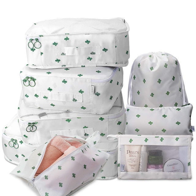 8 Pcs /Set Suitcase Organize Storage Bag