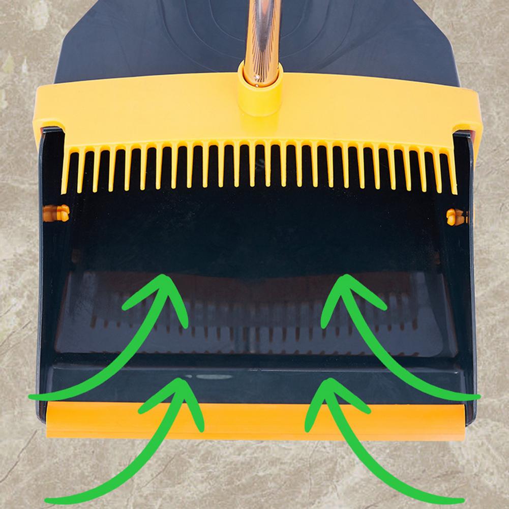 Broom and Garbage Container Set