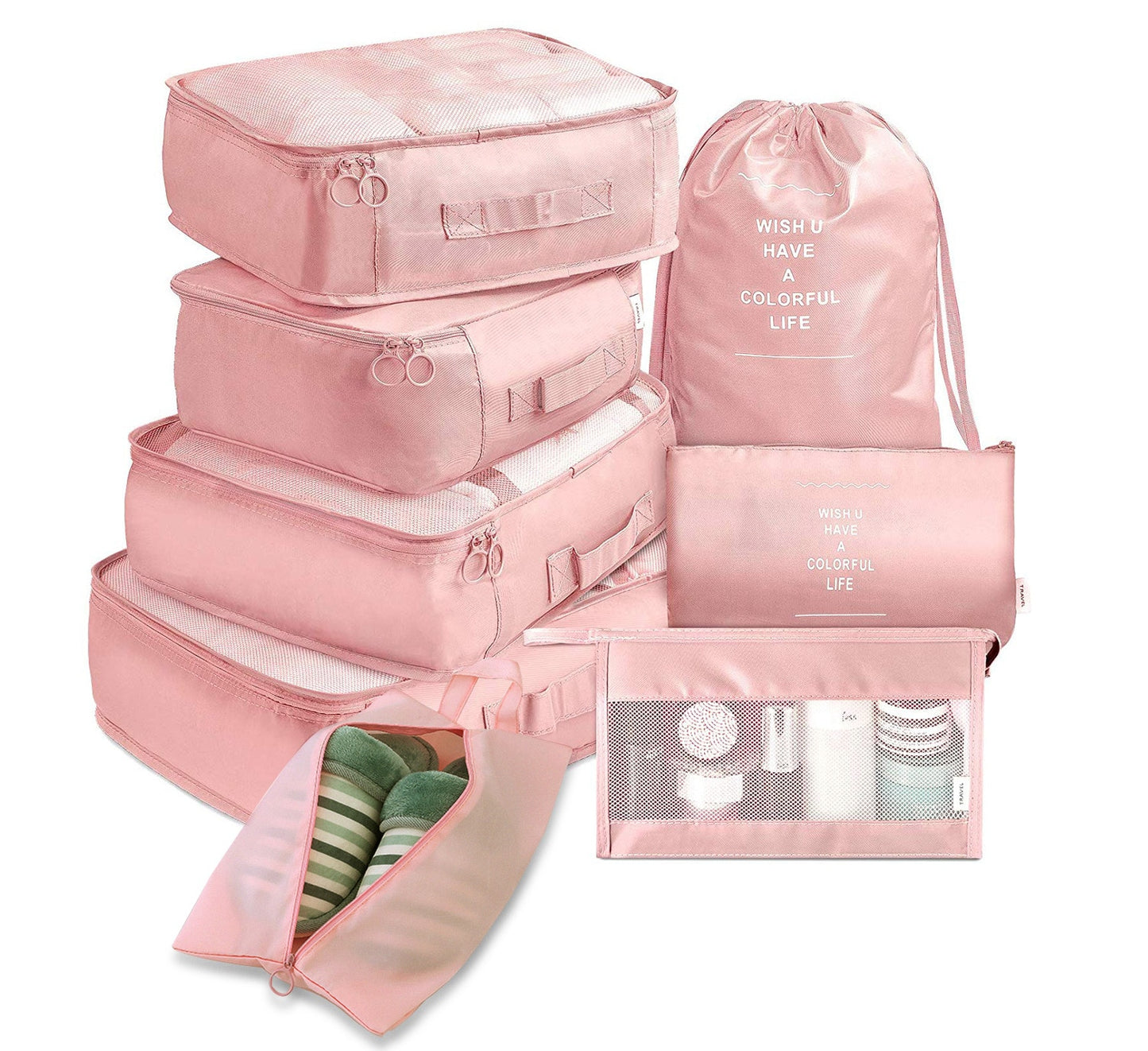 8 Pcs /Set Suitcase Organize Storage Bag