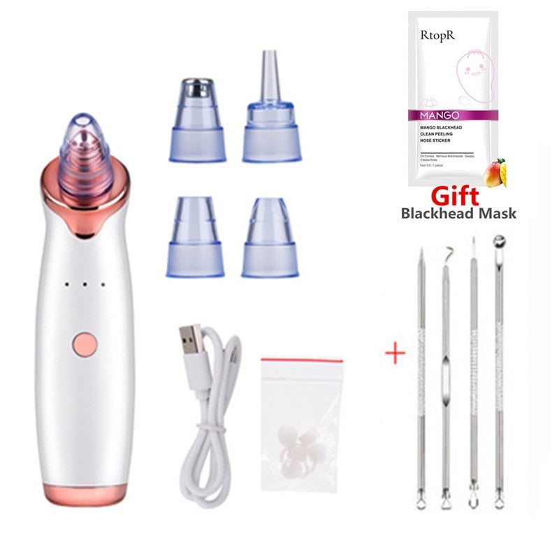 Electric pore cleaner and blackhead remover