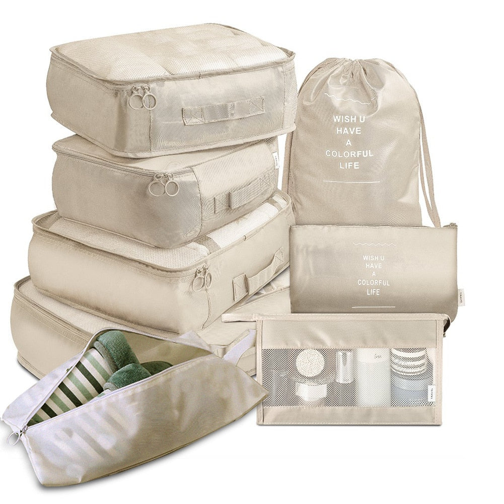 8 Pcs /Set Suitcase Organize Storage Bag