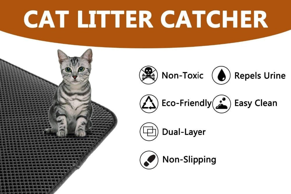 Foldable Cat Litter Mat