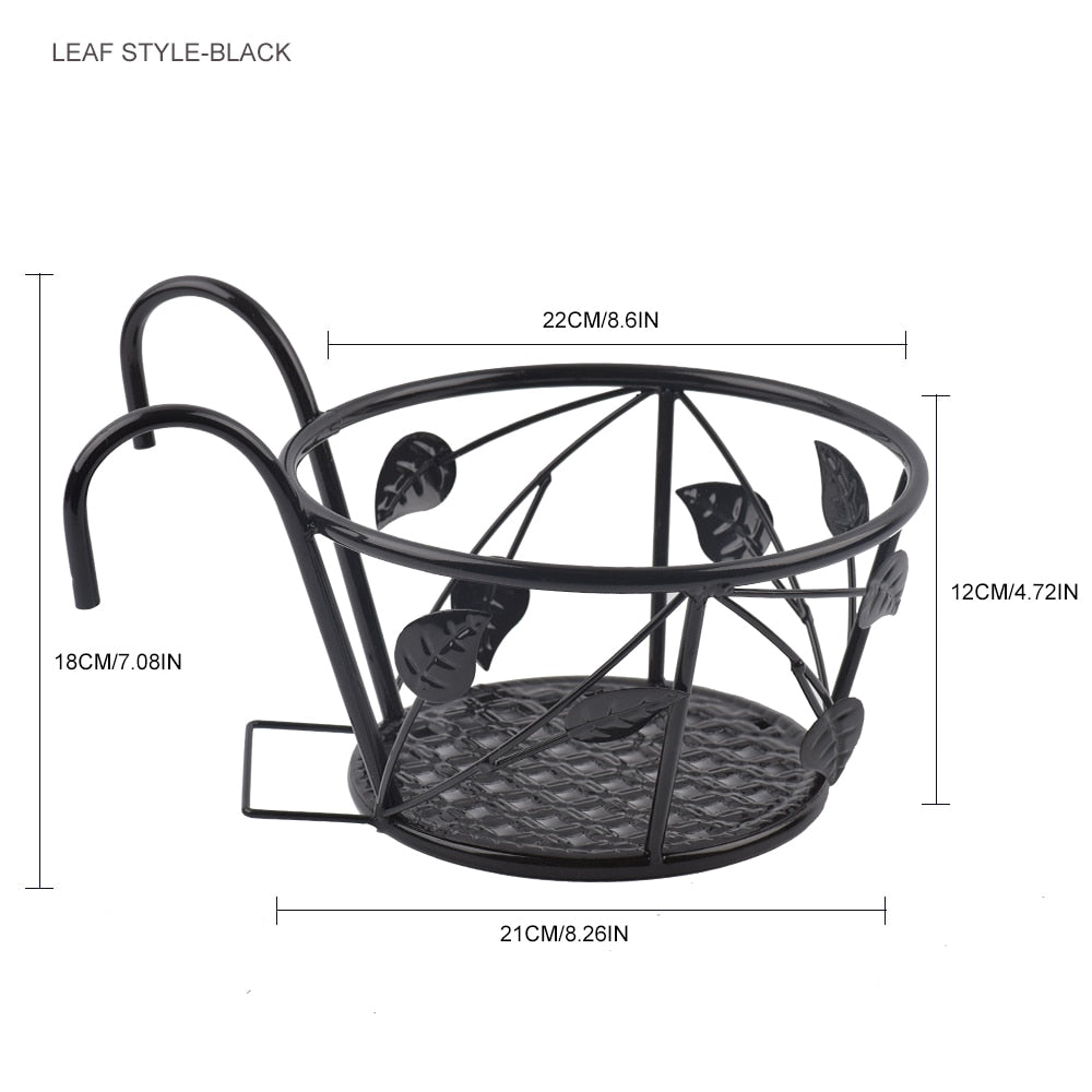 flower- Railing Planter Holder