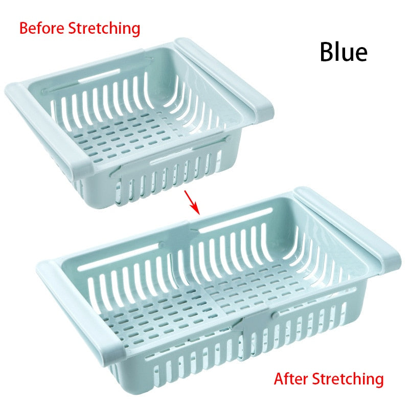 Adjustable Fridge Storage Drawer