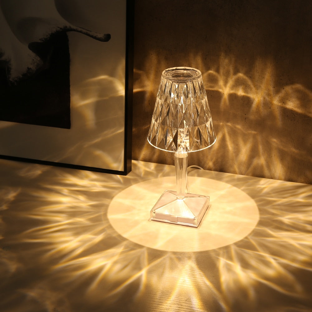 Diamond Crystal Lamp