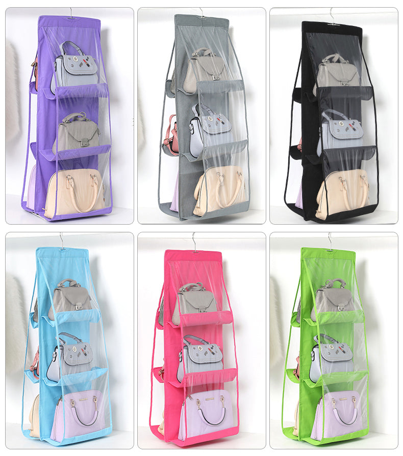 The hanging sorting bags
