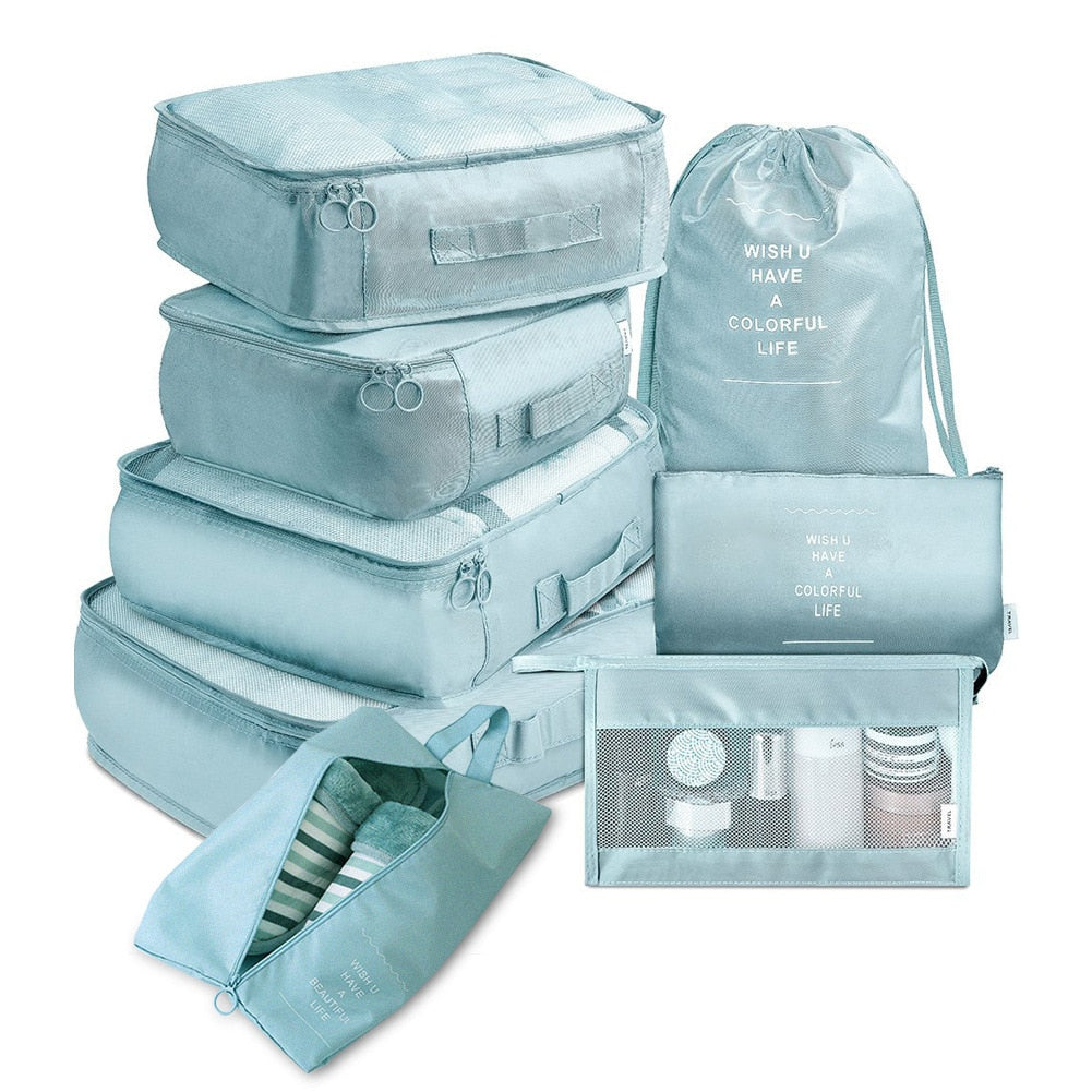 8 Pcs /Set Suitcase Organize Storage Bag