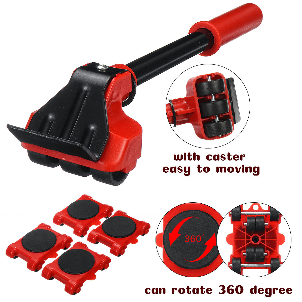 Furniture- Heavy Equipment Mover Tool
