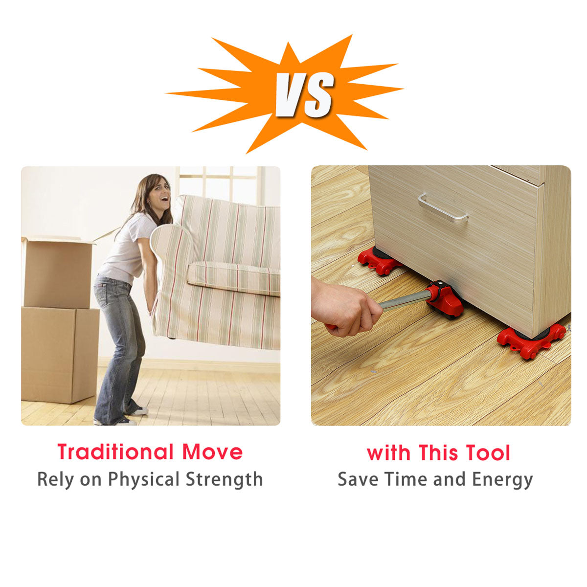 Furniture- Heavy Equipment Mover Tool