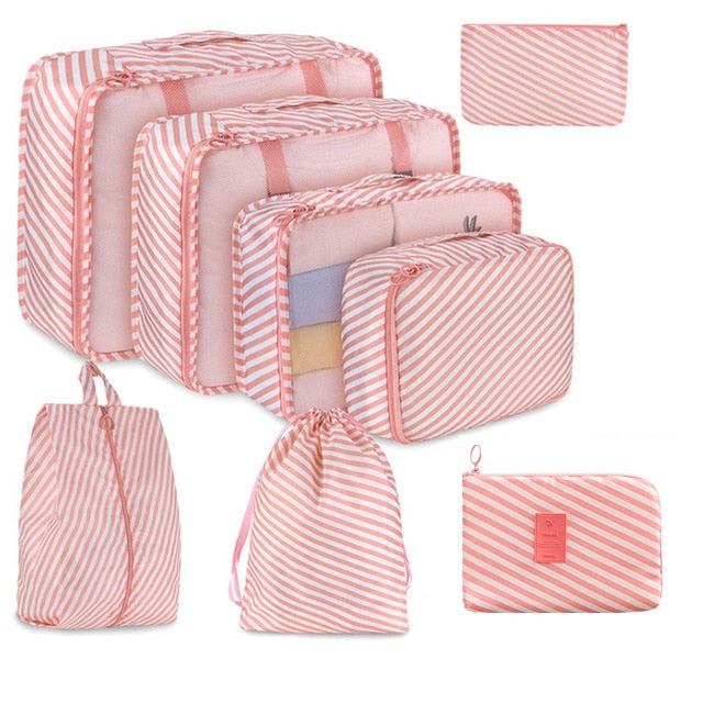 8 Pcs /Set Suitcase Organize Storage Bag