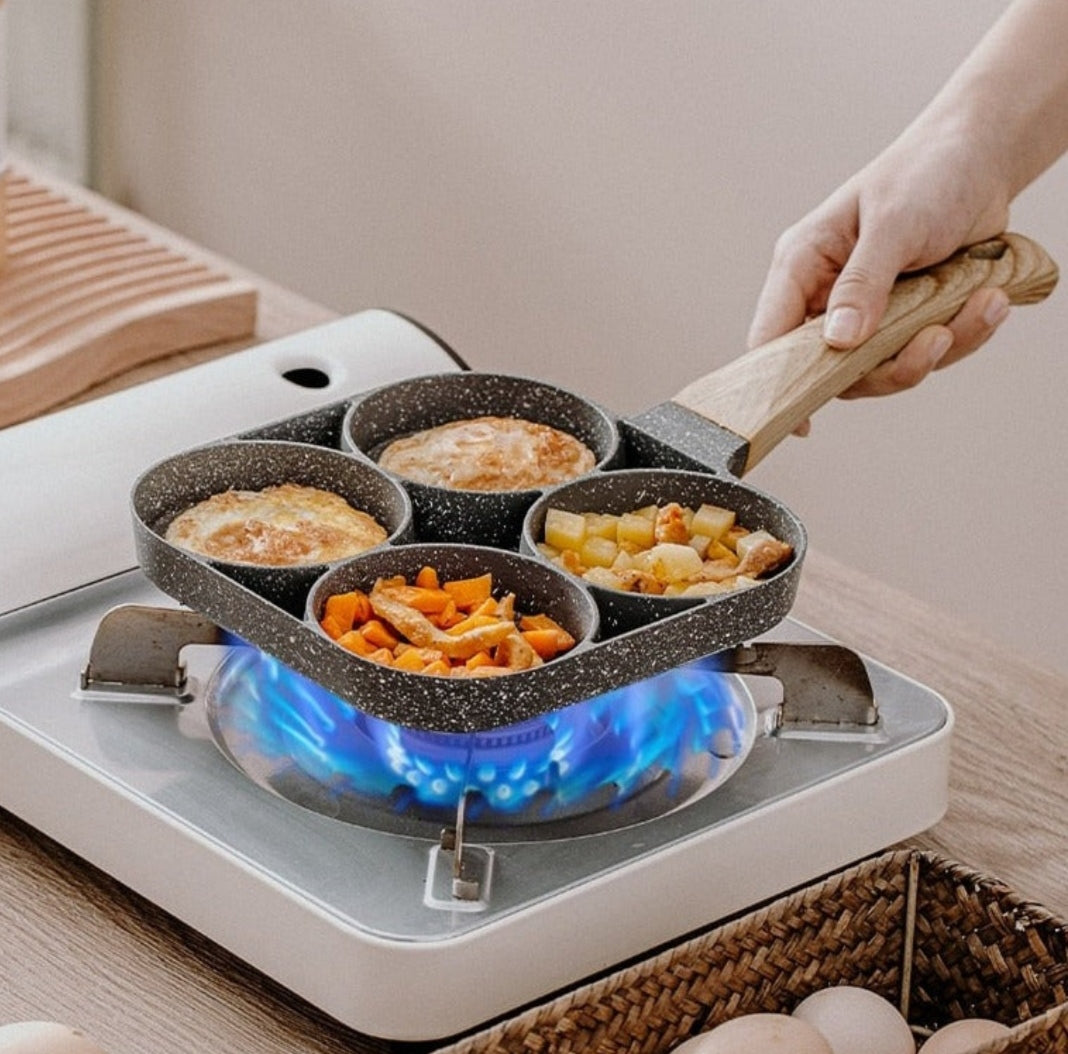 3-4 section Non-stick Grill Pan