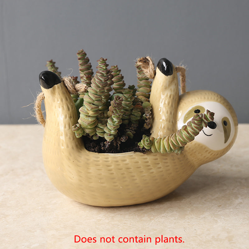 Hanging Sloth Planter