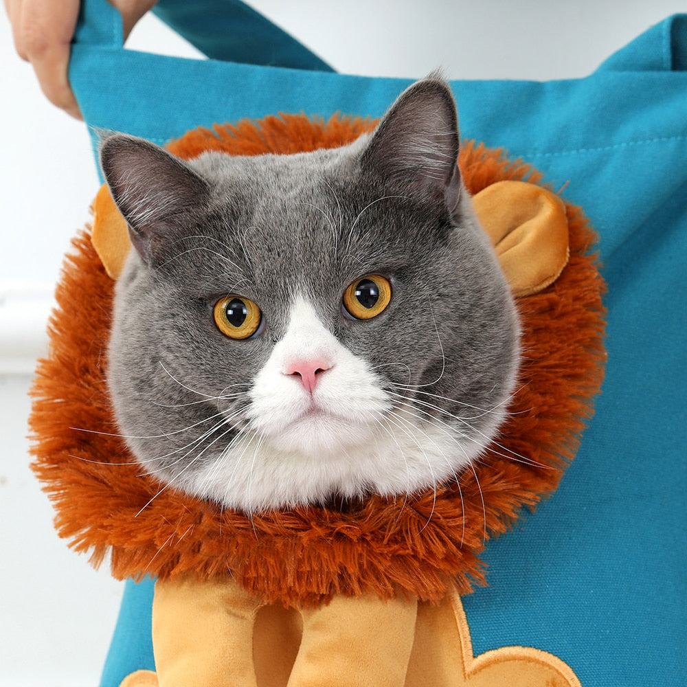 LION TOTE BAG FOR CATS