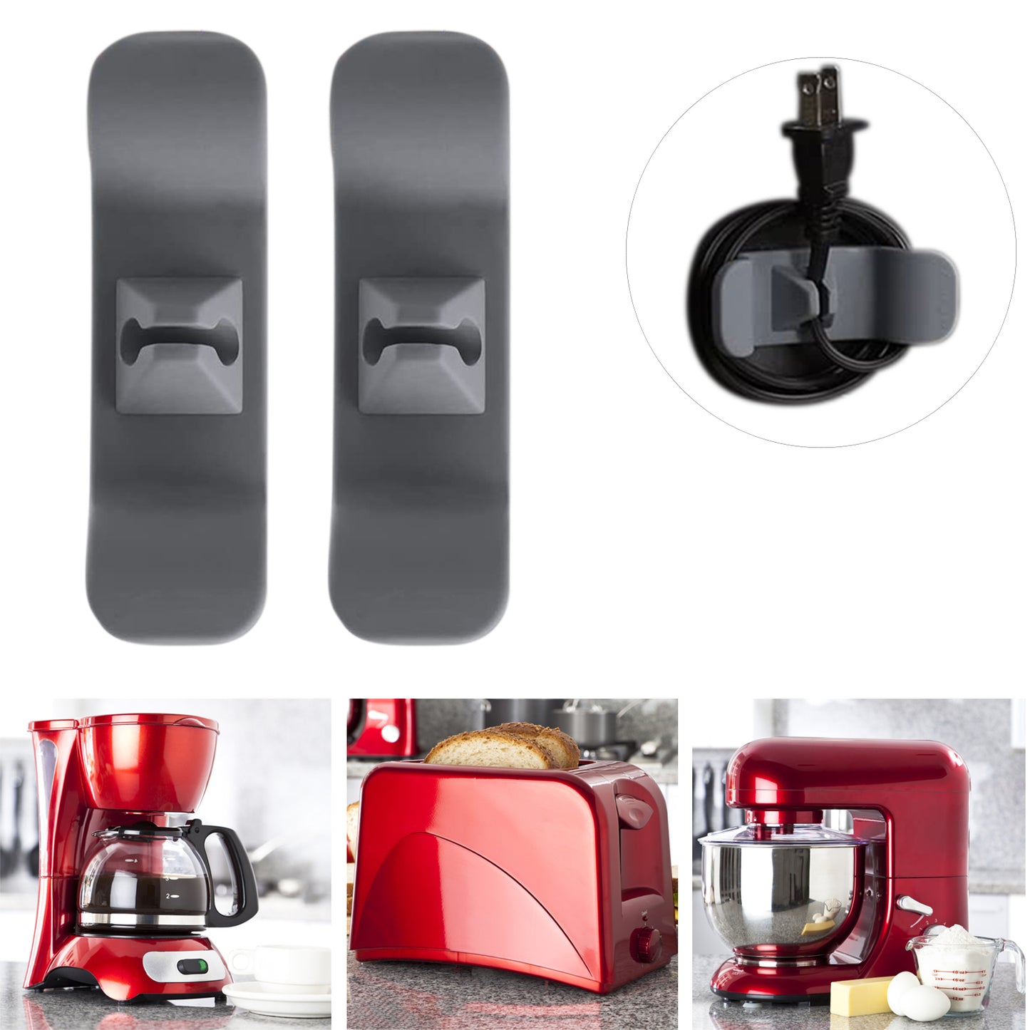 Cord Organizer for Kitchen Appliances
