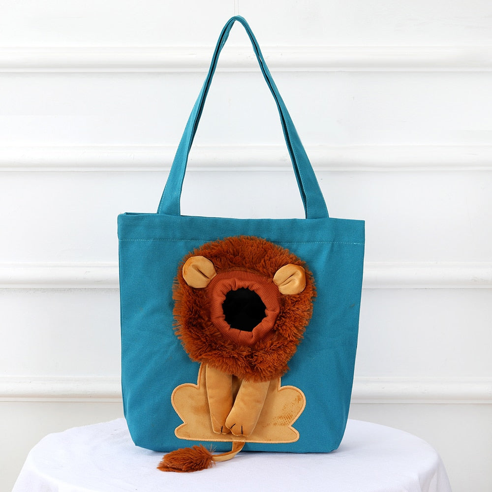 LION TOTE BAG FOR CATS