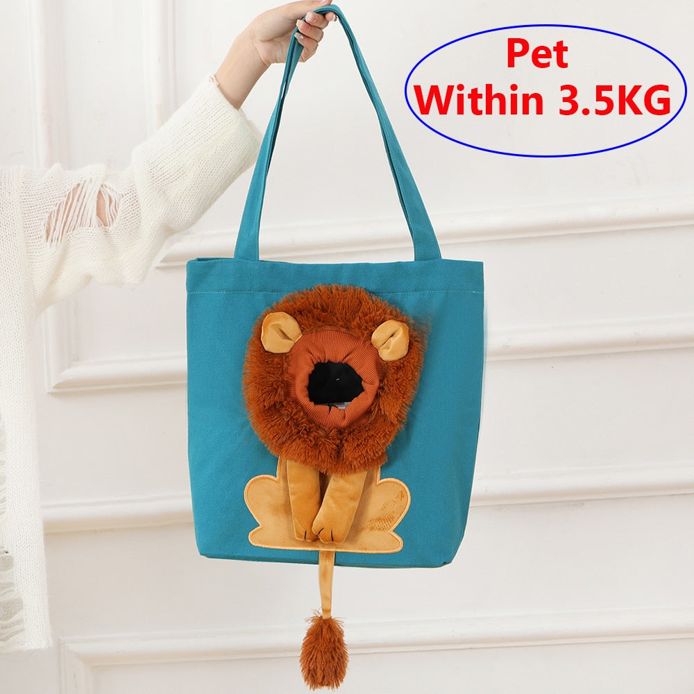 LION TOTE BAG FOR CATS