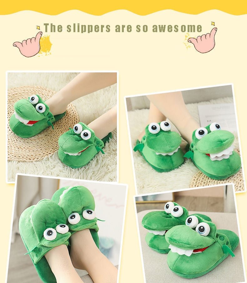 Funny Crocodiles Slippers