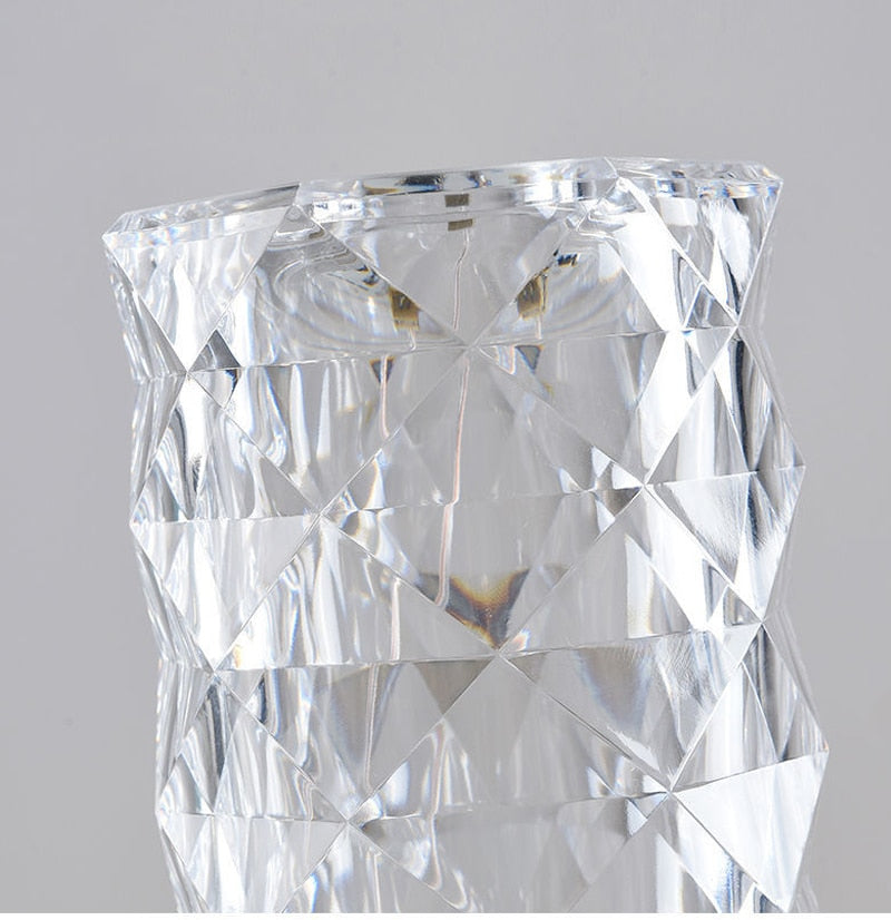 Touching Control Rose Acrylic Lamp