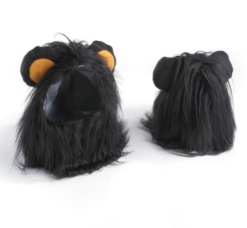Lion wig for pets